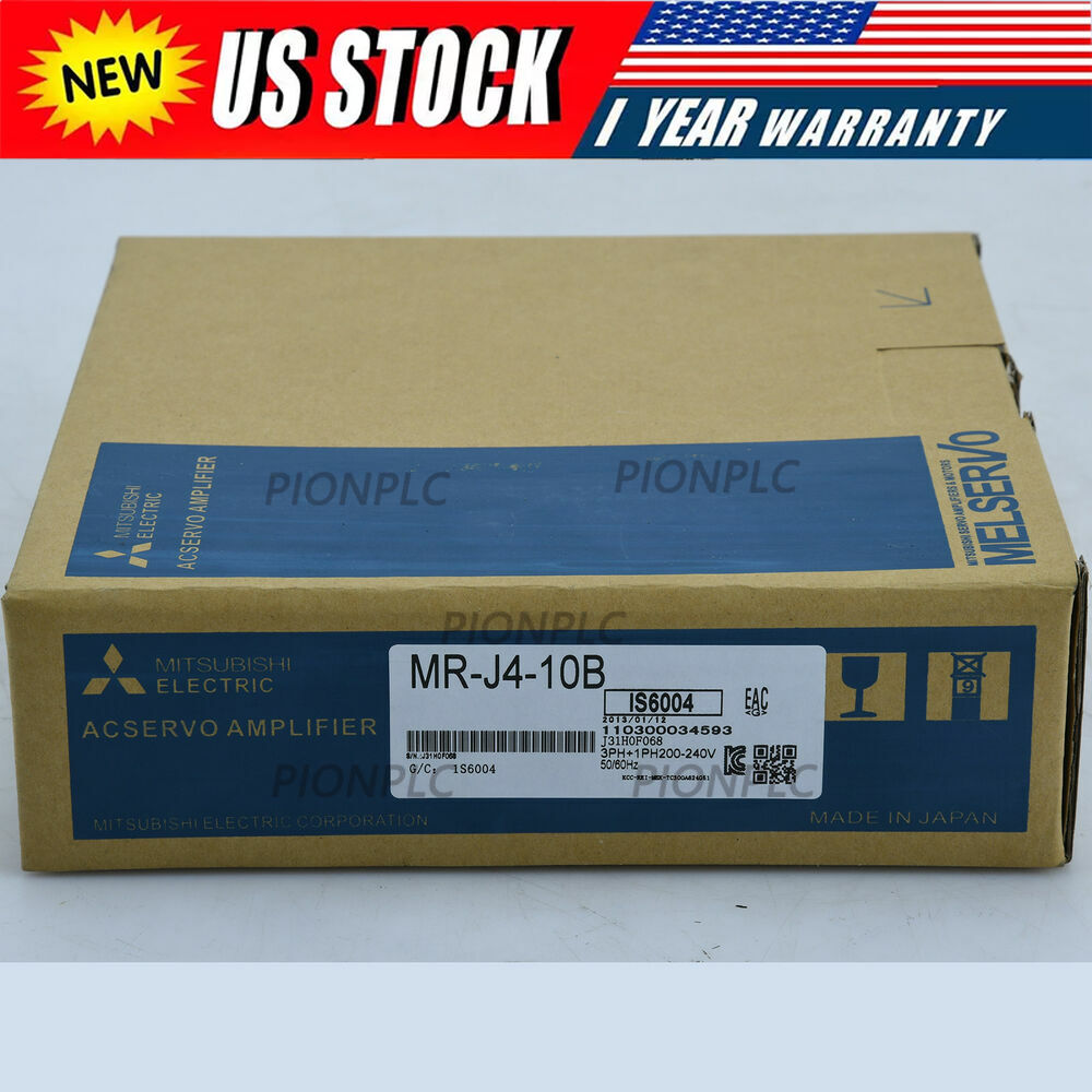 Mitsubishi MR-J4-10B Servo Drive MRJ410B Amplifier New In Box Fast Shipping