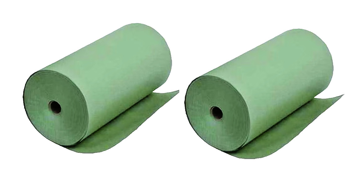 Green Masking Paper - Auto Paint/Industrial/Home Renovation, 18" x 475' 2 ROLLS