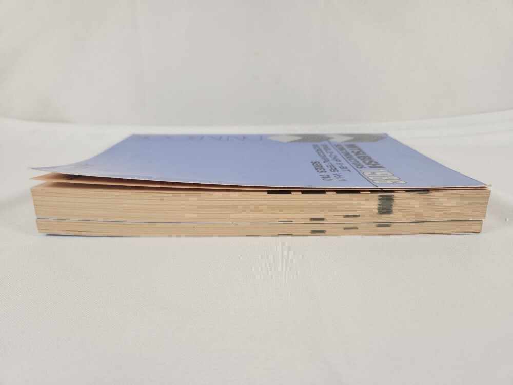 Mitsubishi Semiconductors 1986 2-Vol Single-Chip 8-Bit Microcomputers Series 740