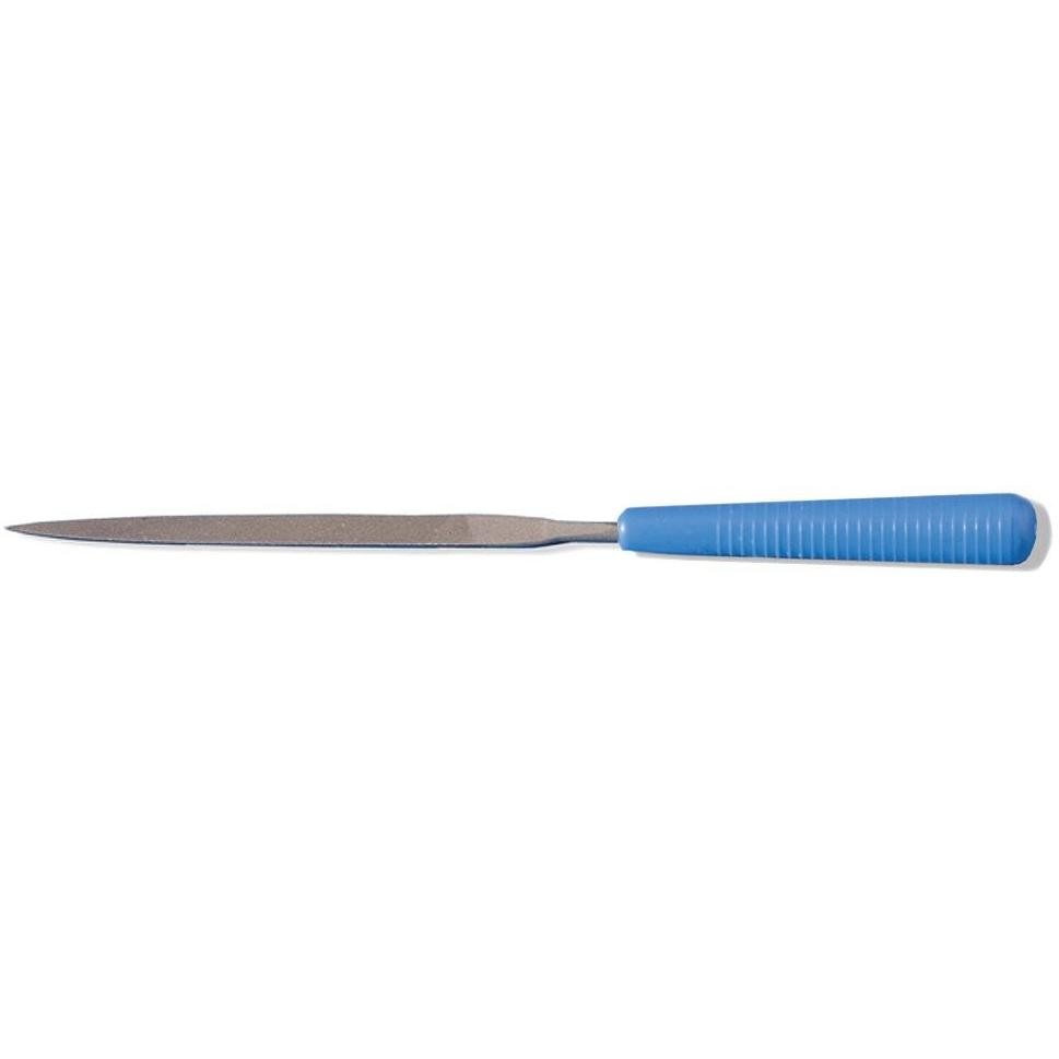 Grobet 14cm Warding Needle File w/Handle, Cut 4, Item No. 30.661