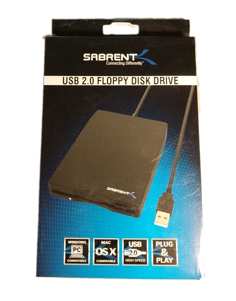 NEW Sealed Sabrent External USB 2.0 Floppy Disk Drive 3.5" 1.44MB FDD FL-UDRV
