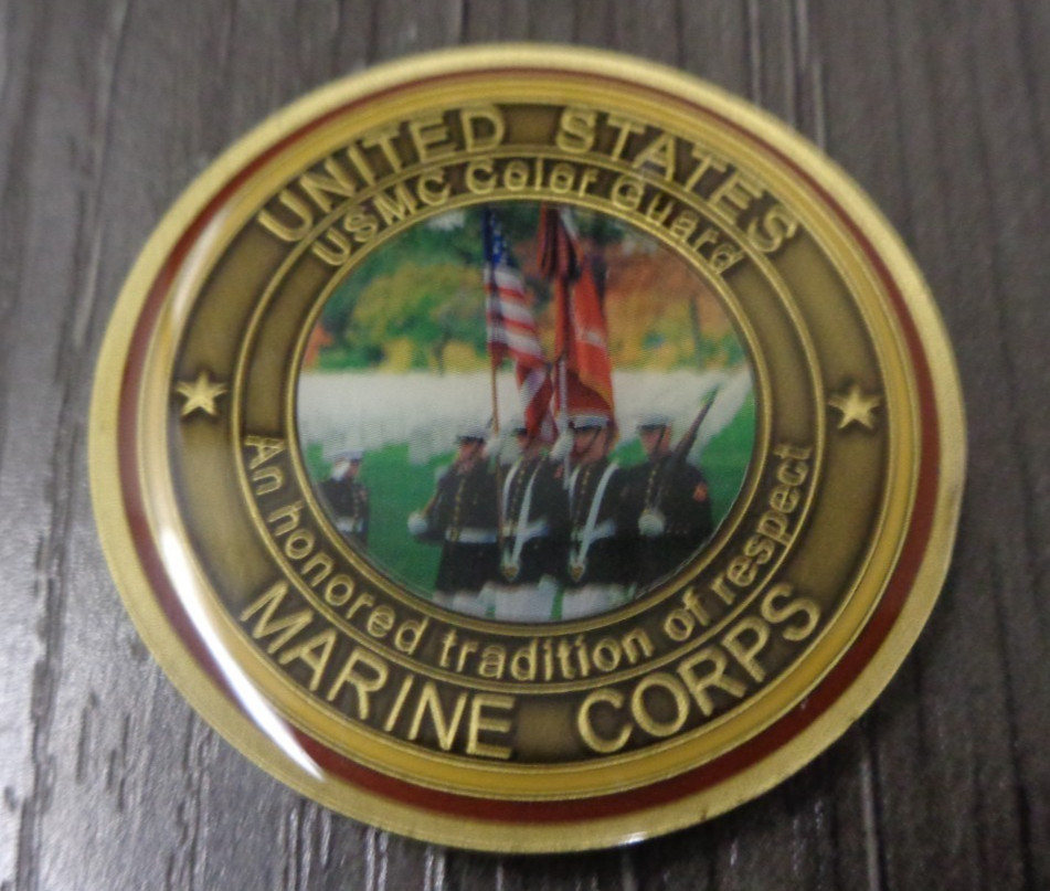USMC Color Guard Celebrating 240 Years of Excellence Challenge Coin