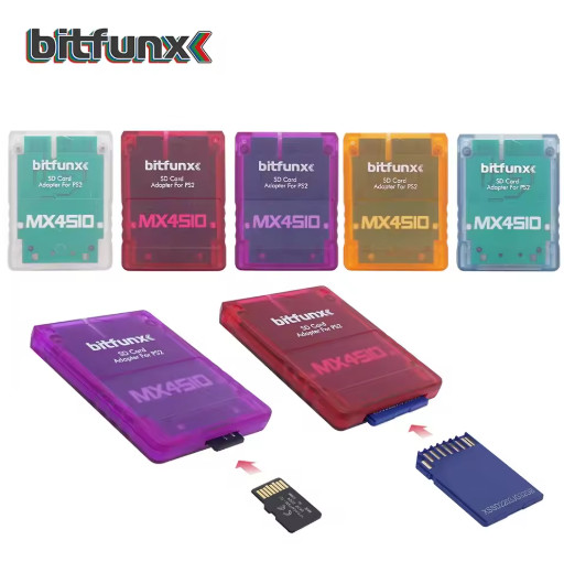 MX4SIO SD TF Card Adapter for PS2 Memory Card Slot Game Loader Compatible