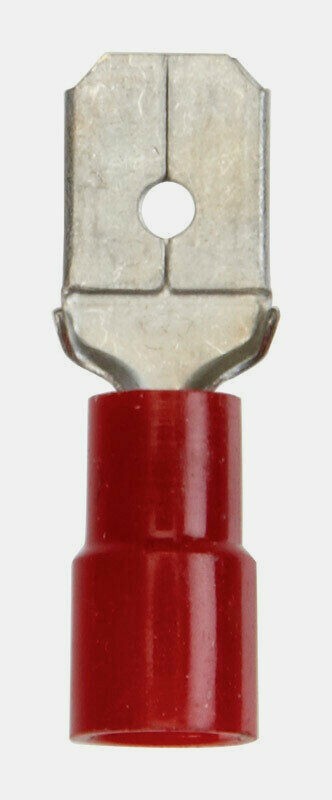 Jandorf Terminal MALE DISCONNECT 5 pk RED 22-18 Ga. 0.250" Vinyl Insulated 60948