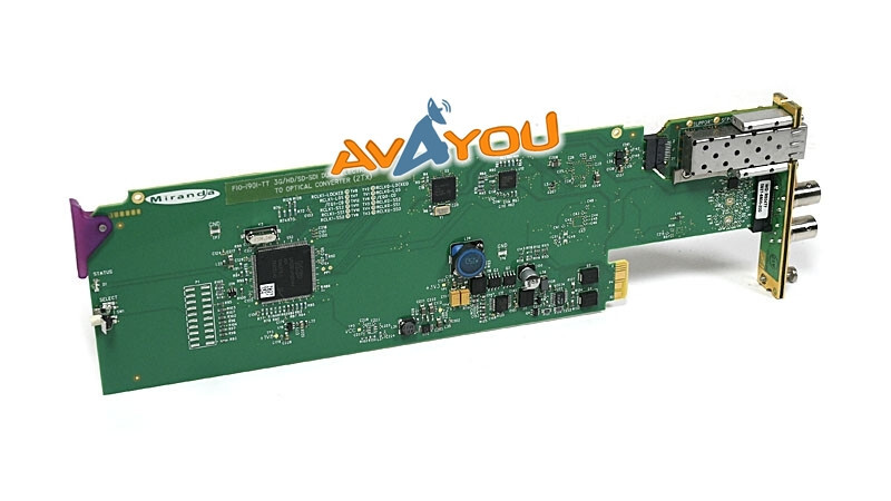 Miranda GV FIO-1901-TT W13W15 3G/HD Dual Electrical Optical Converter 2Tx SFP