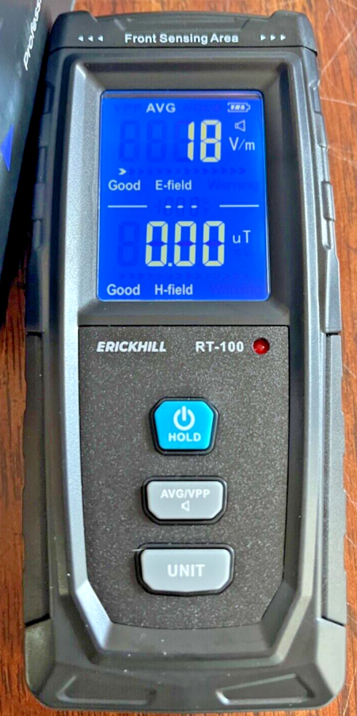 Rechargeable EMF Tester Electromagnetic Radiation Tester RT-100