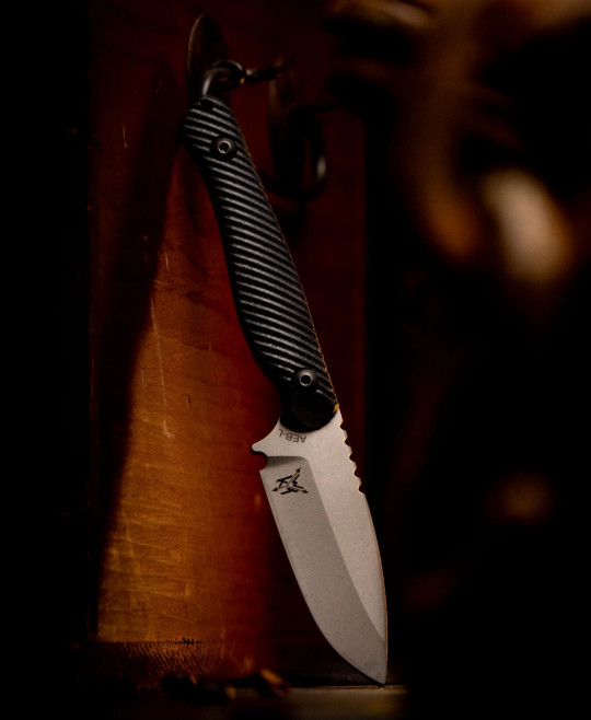 Wachtman Knife & Tool Eddy 2 Fixed Knife 2.9" AEB-L Steel Blade Micarta Handle