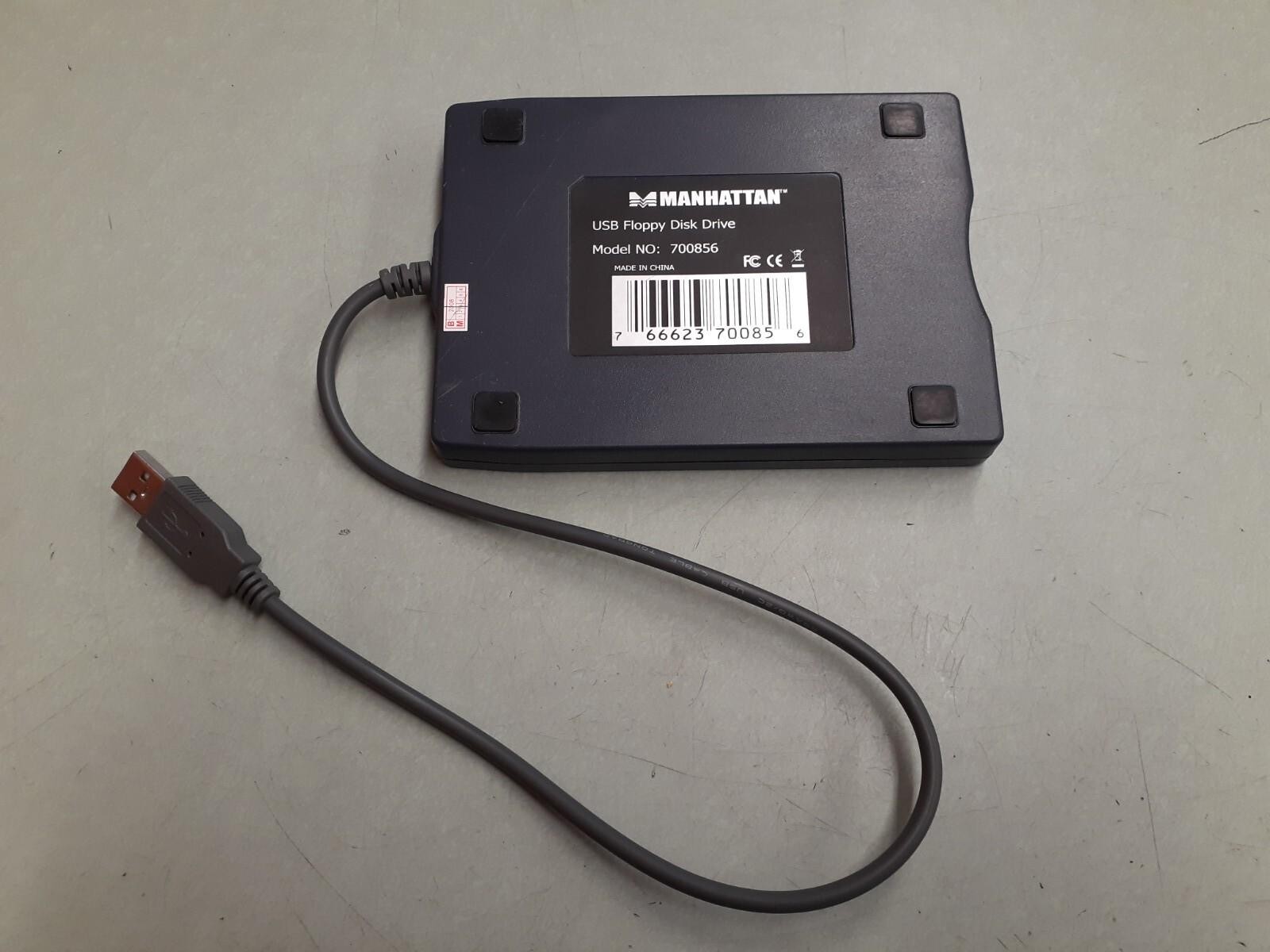 MANHATTAN 700856 USB Floppy Disk Drive