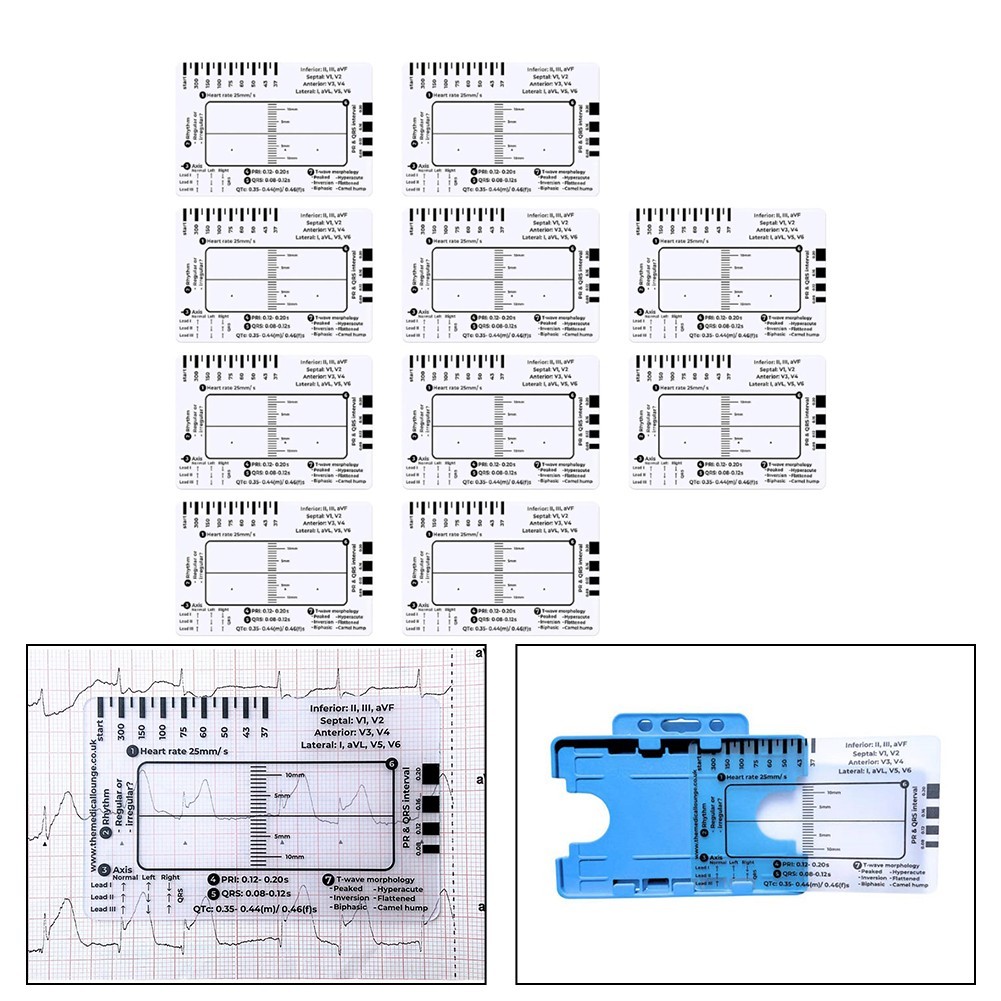 User Friendly For ECG Ruler for Efficient For EKG Analysis and Training
