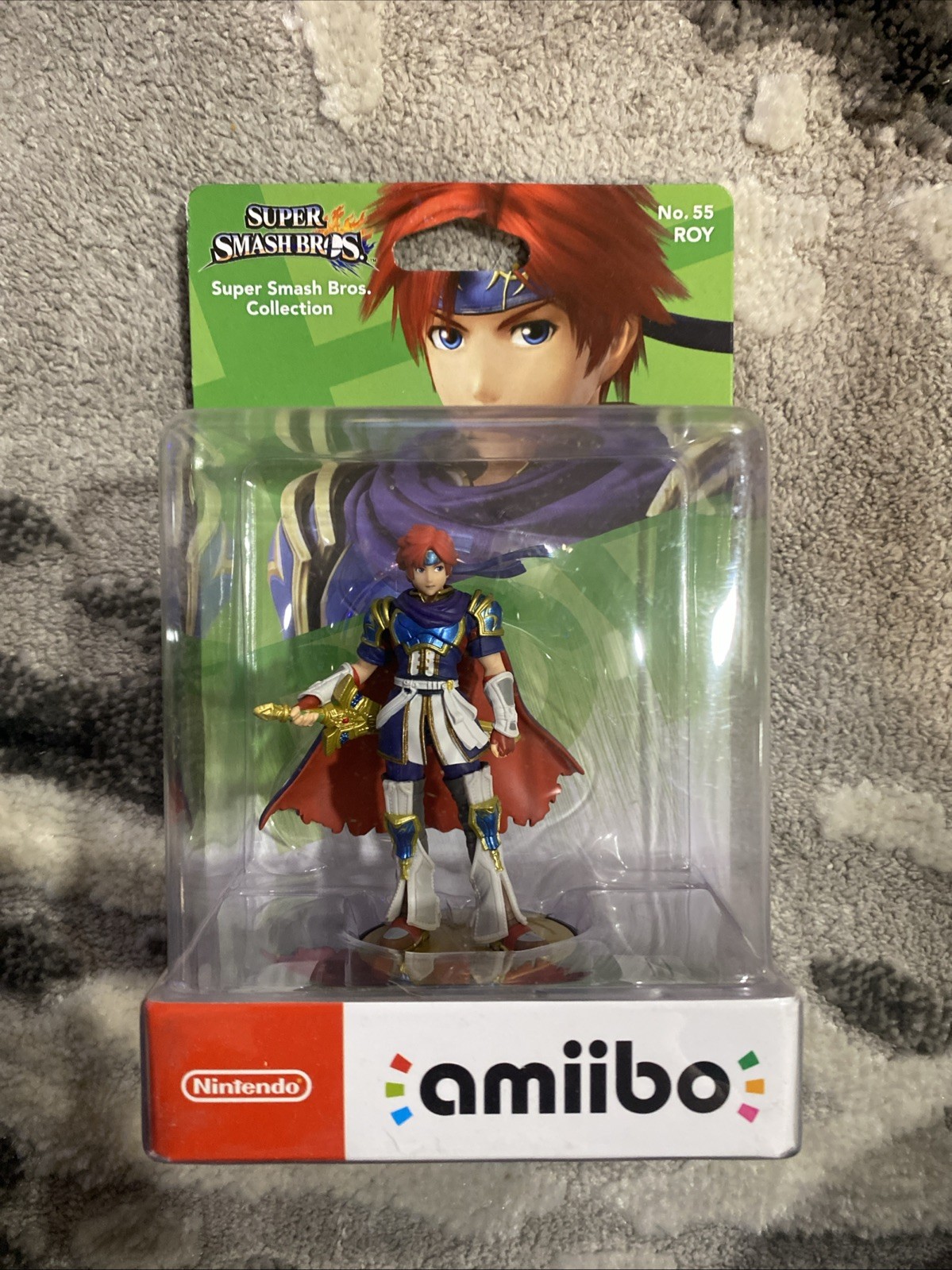 Nintendo Amiibo Super Smash Bros. - Roy Figure Sealed