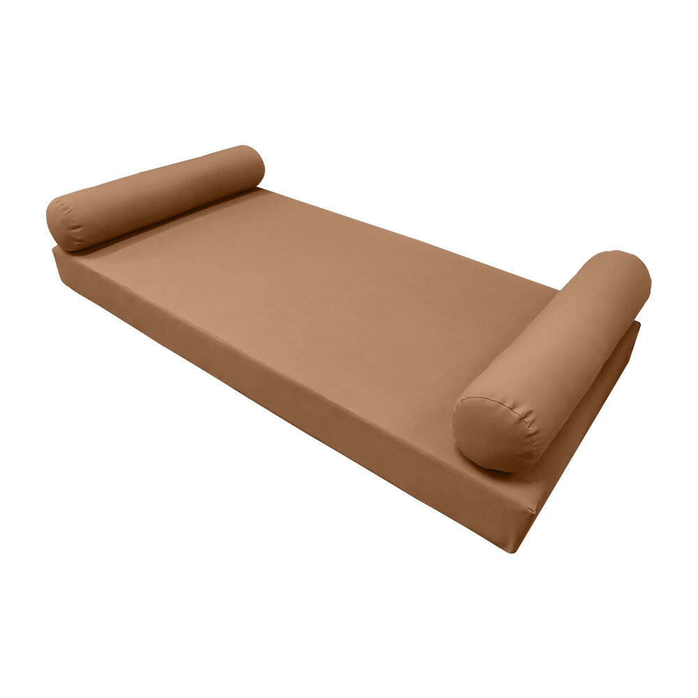 |SLIPCOVER ONLY|S5 Daybed Mattress Bolster Pillow Cover Knife Edge Queen AD104