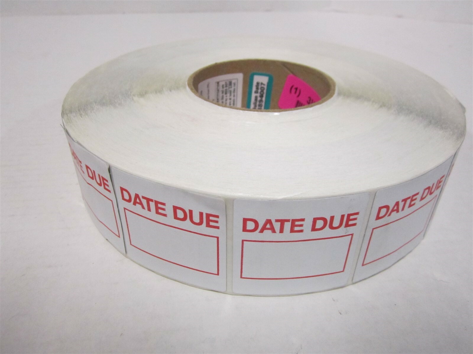 Roll Of 2000 3M Checkpoint Rf Tags, Date Due, 9.5 Mhz Non-Deact Model 648270-320
