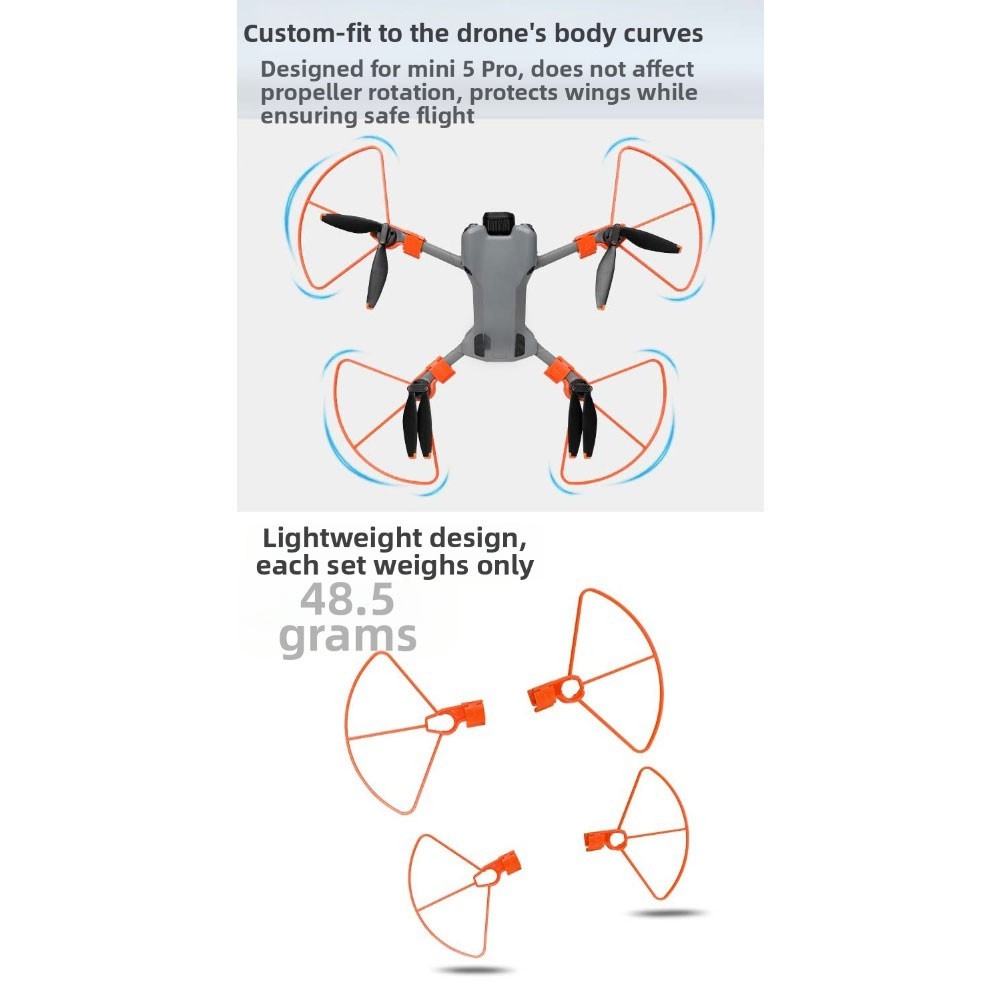 Quick Release Propeller Guard Lightweight Design for DJI  for MINI 5Pro