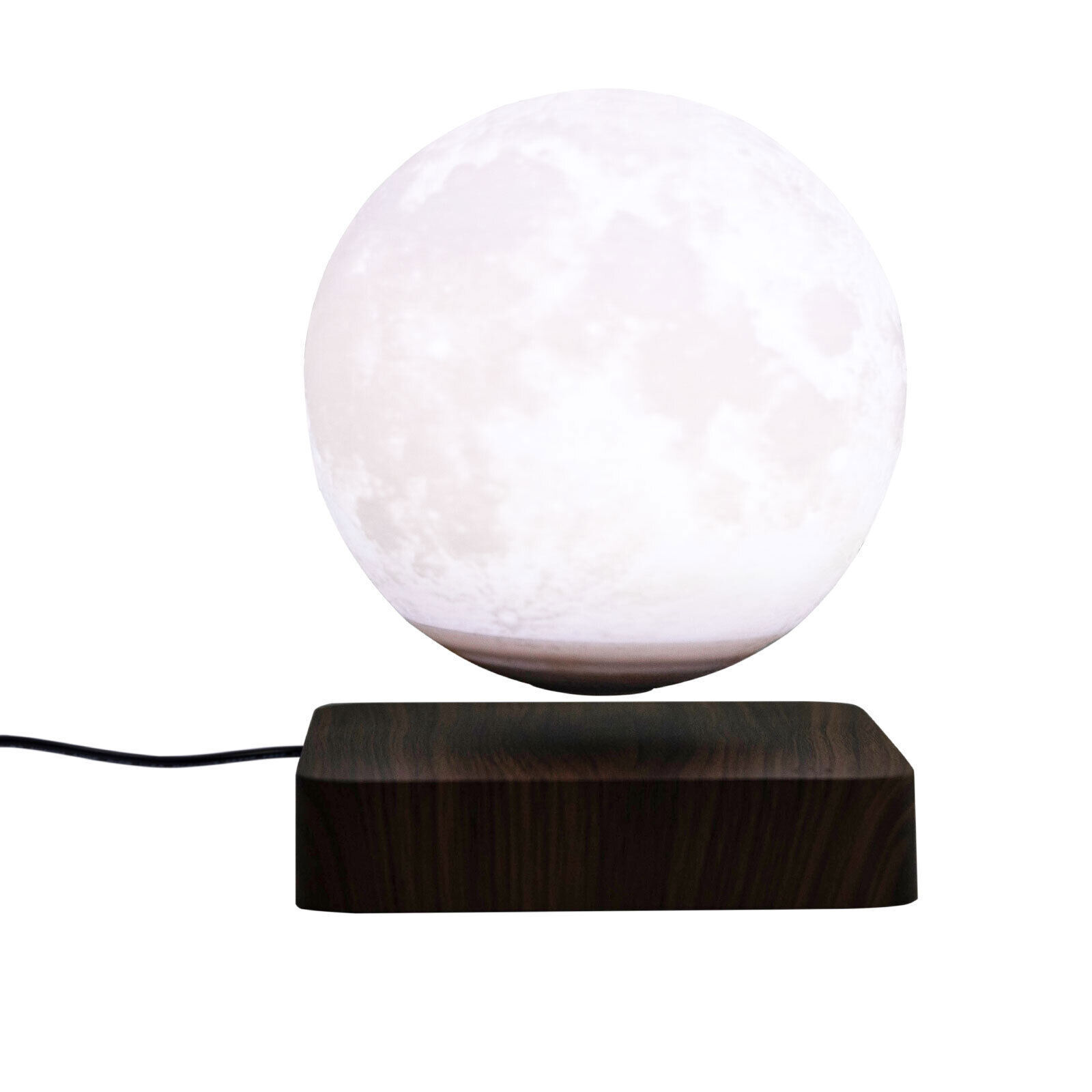 Magnetic Levitating 3D Printed Moon Lamp LED Night Light Touch Switch