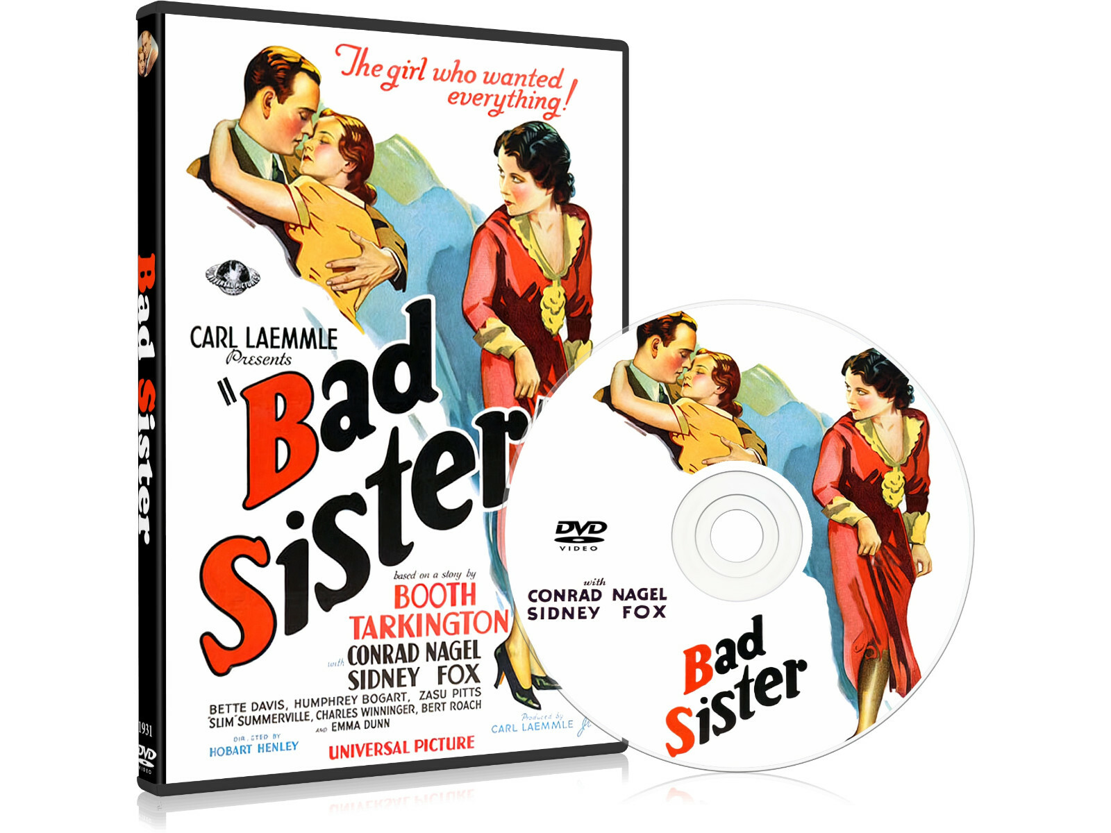 Bad Sister (1931) Drama DVD