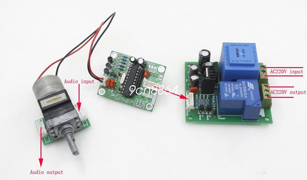 Remote ALPS Motor Volume Control Board Support Power ON/OFF Control