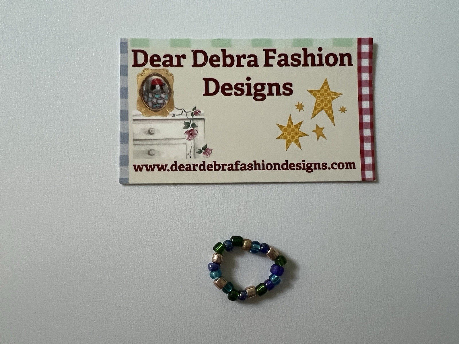 Beaded Ring One Size Fits All