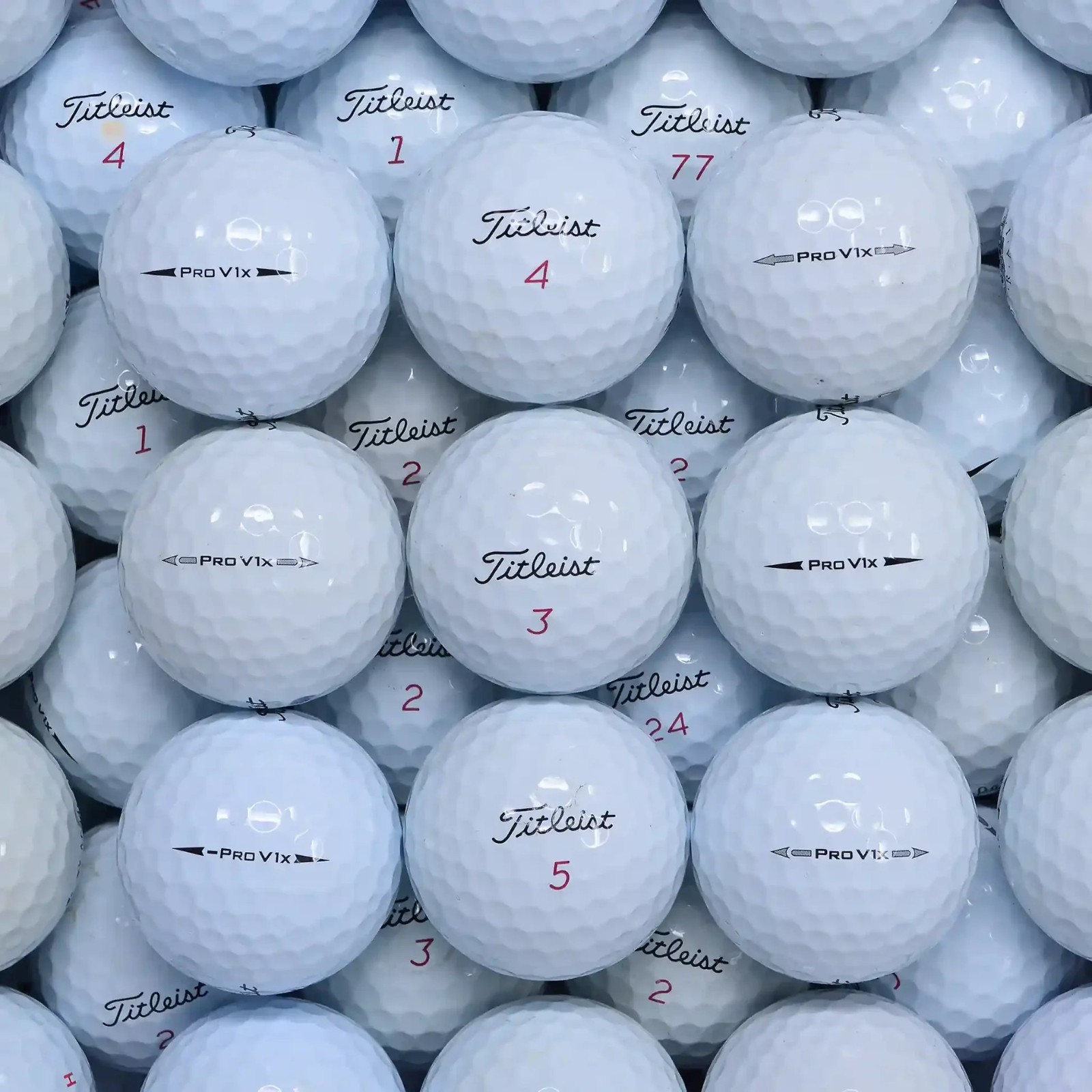 72 Titleist Pro V1x 2026 Used Golf Balls IMMACULATE MINT 5AAAAA *FREE SHIPPING!*