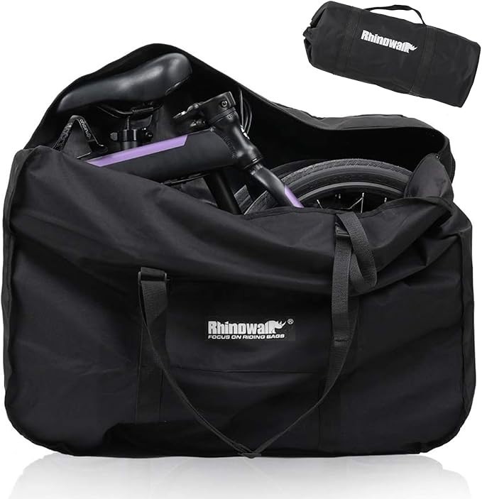 🍁20/26inch Folding Bike Bag Waterproof Travel Case Carrying Black