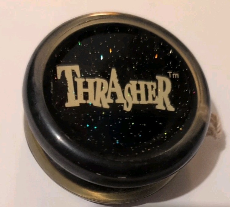 Vintage Original Thrasher Magazine Promotional YoYo, Shark's Tooth Yo Yo