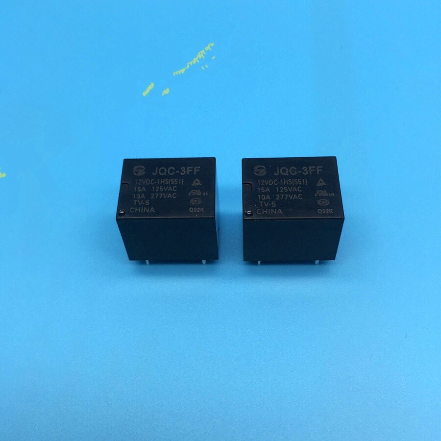 10pcs new JQC-3FF-12VDC-1HS Jintian relay 10A 277VAC *hh