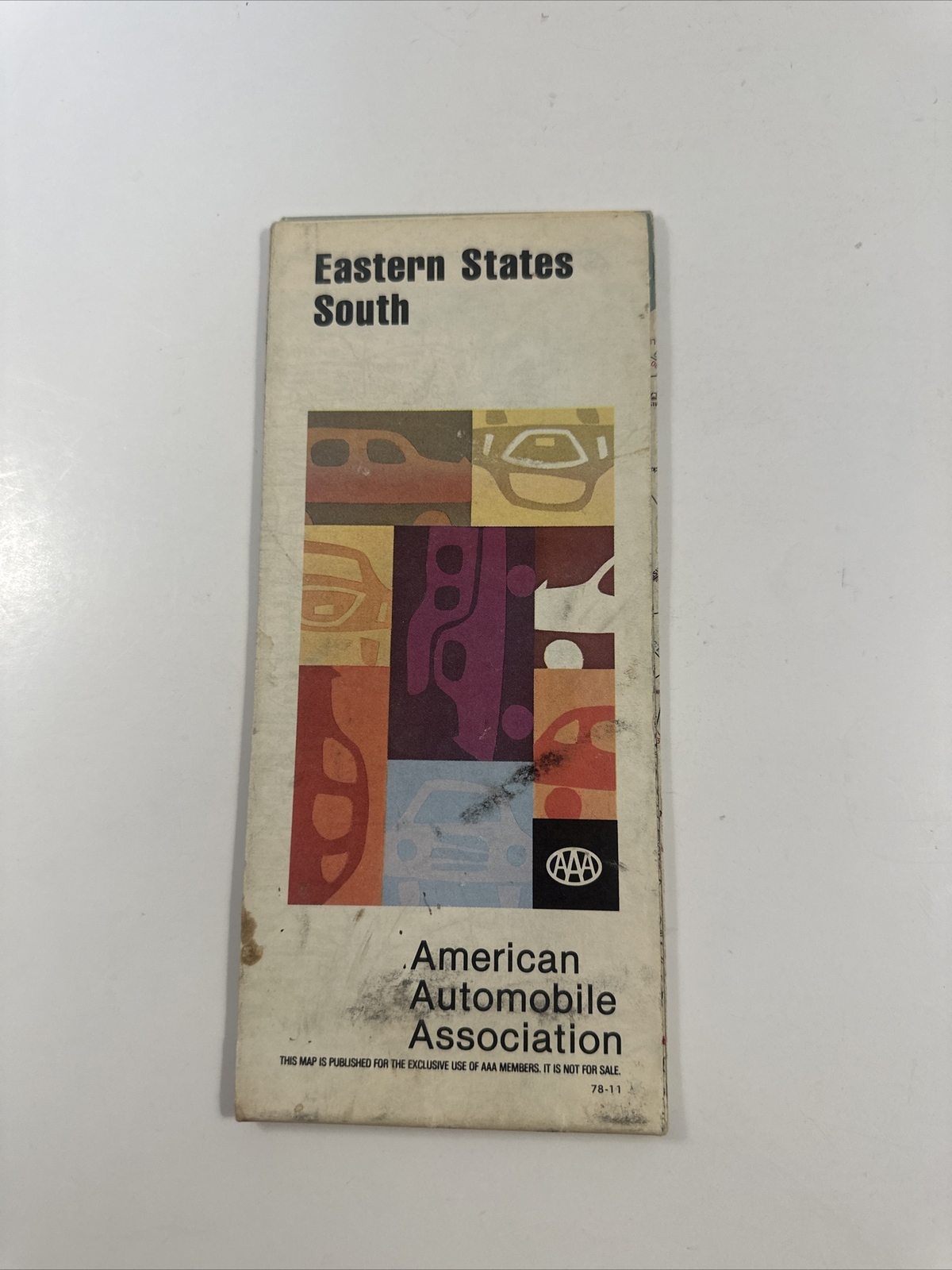 Eastern States South - American Automobile Association Map