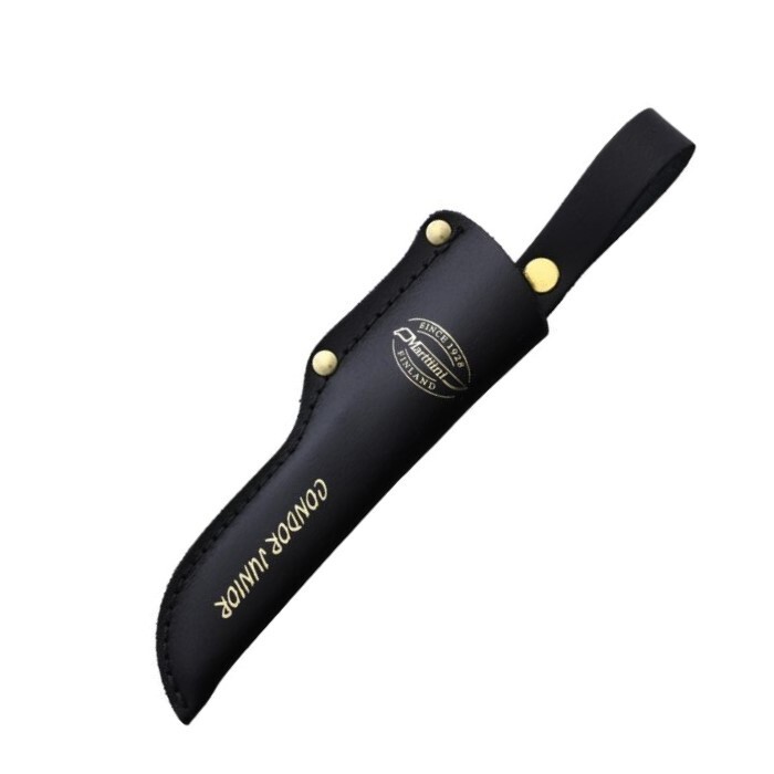 Marttiini Condor Junior Fixed Knife 3.13" Stainless Blade Black Rubber Handle