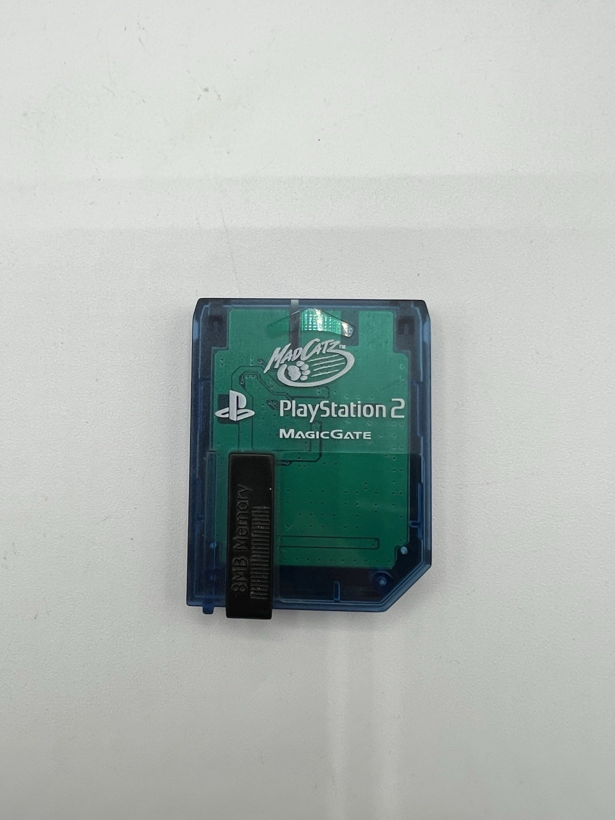 Mad Catz PlayStation 2 PS2 Magic Gate Blue 8 MB Memory Card