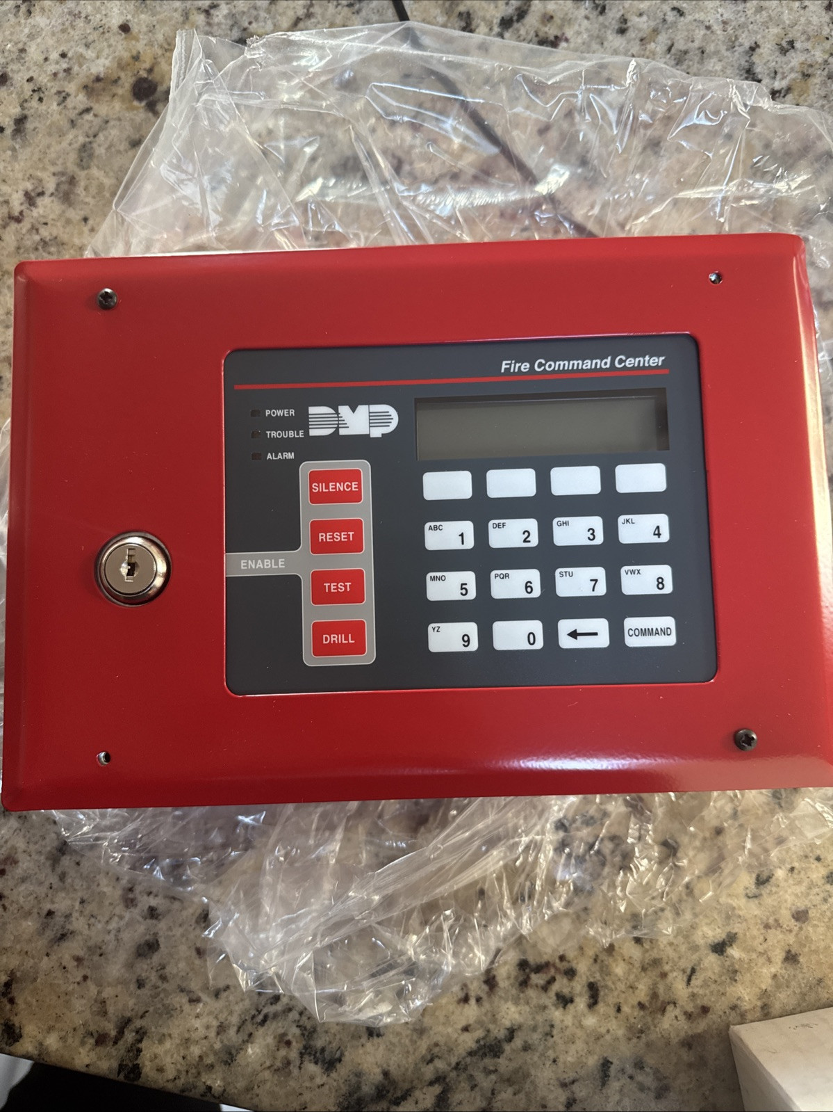 DMP 630F-R Remote Fire Command Annunciator Center