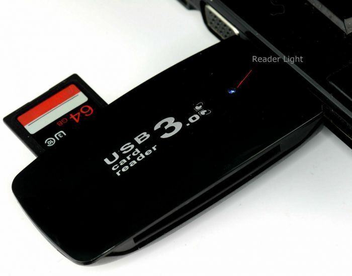USB 3.0 Multi Slot Card Reader - Super Speed , Compatible with CF/SD/Micro SD
