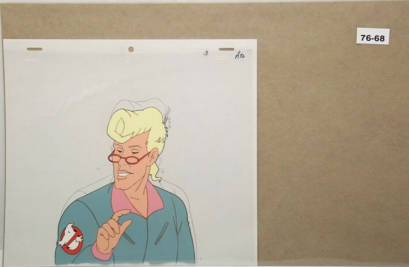 GhostBusters Original Production Drawing And Cel 76-68 Used Cond.