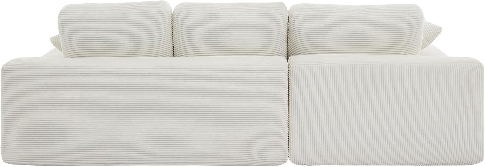 98.4" Modular Sectional Couch with Chaise, L-Shaped Modern Upholstered Sofa with