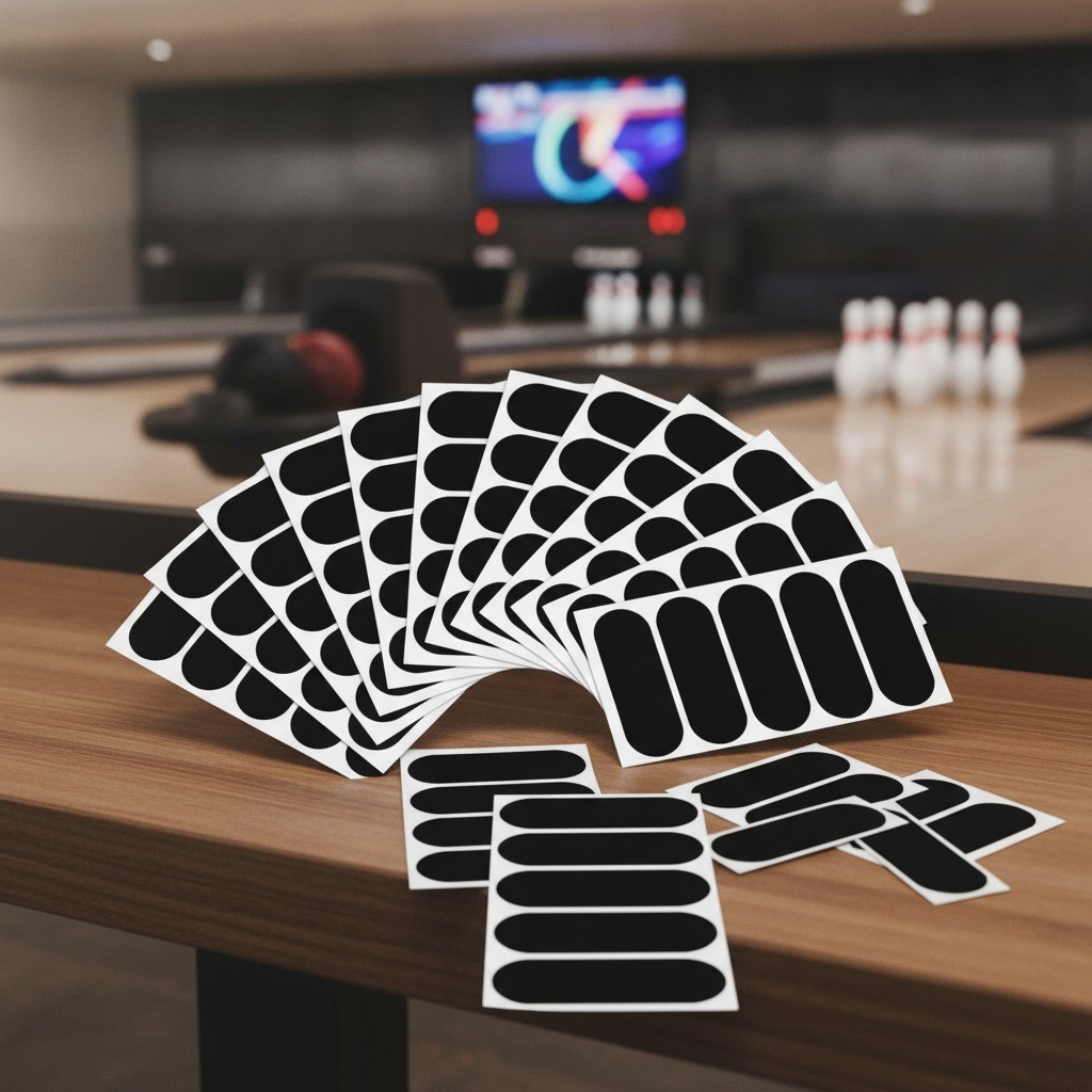 Bowling Thumb Tape, 100 Pc, Black, Pre-Cut