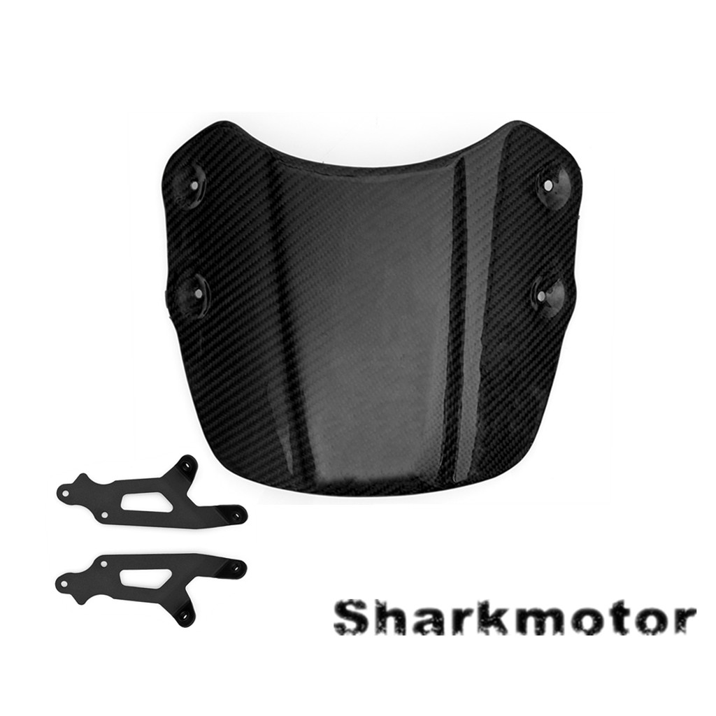 For YAMAHA XSR 900 Carbon Windscreen Windshield Shield Screen With Bracket