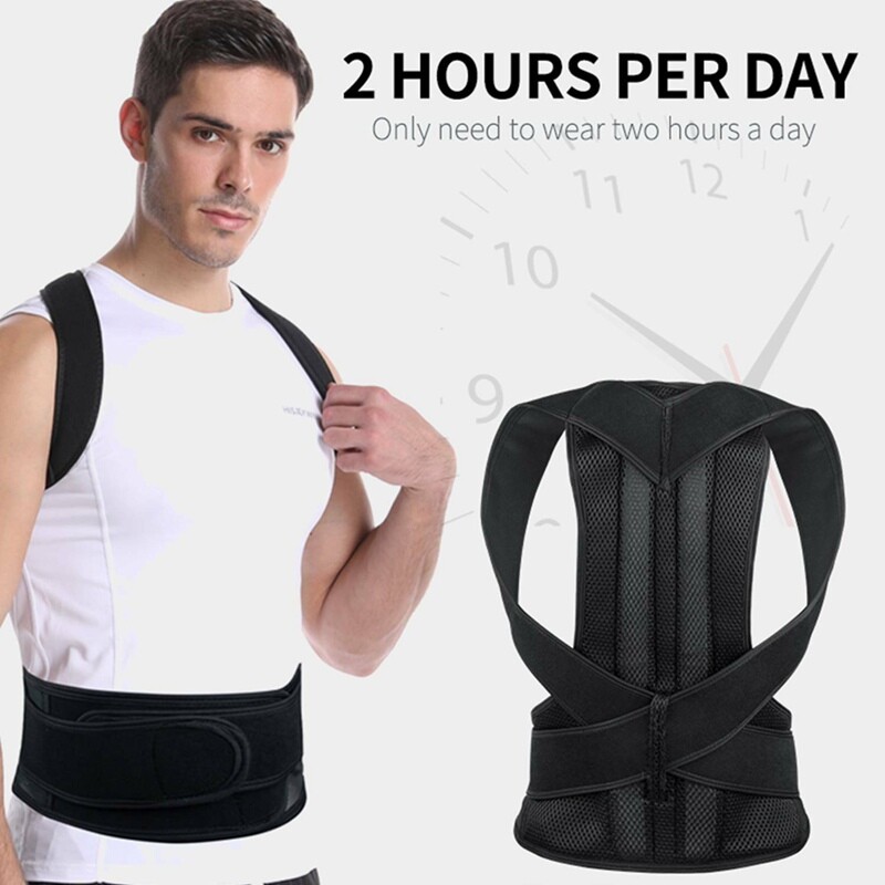 Posture Corrector Improve Thoracic Kyphosis Back Support Brace Prevent Slouching
