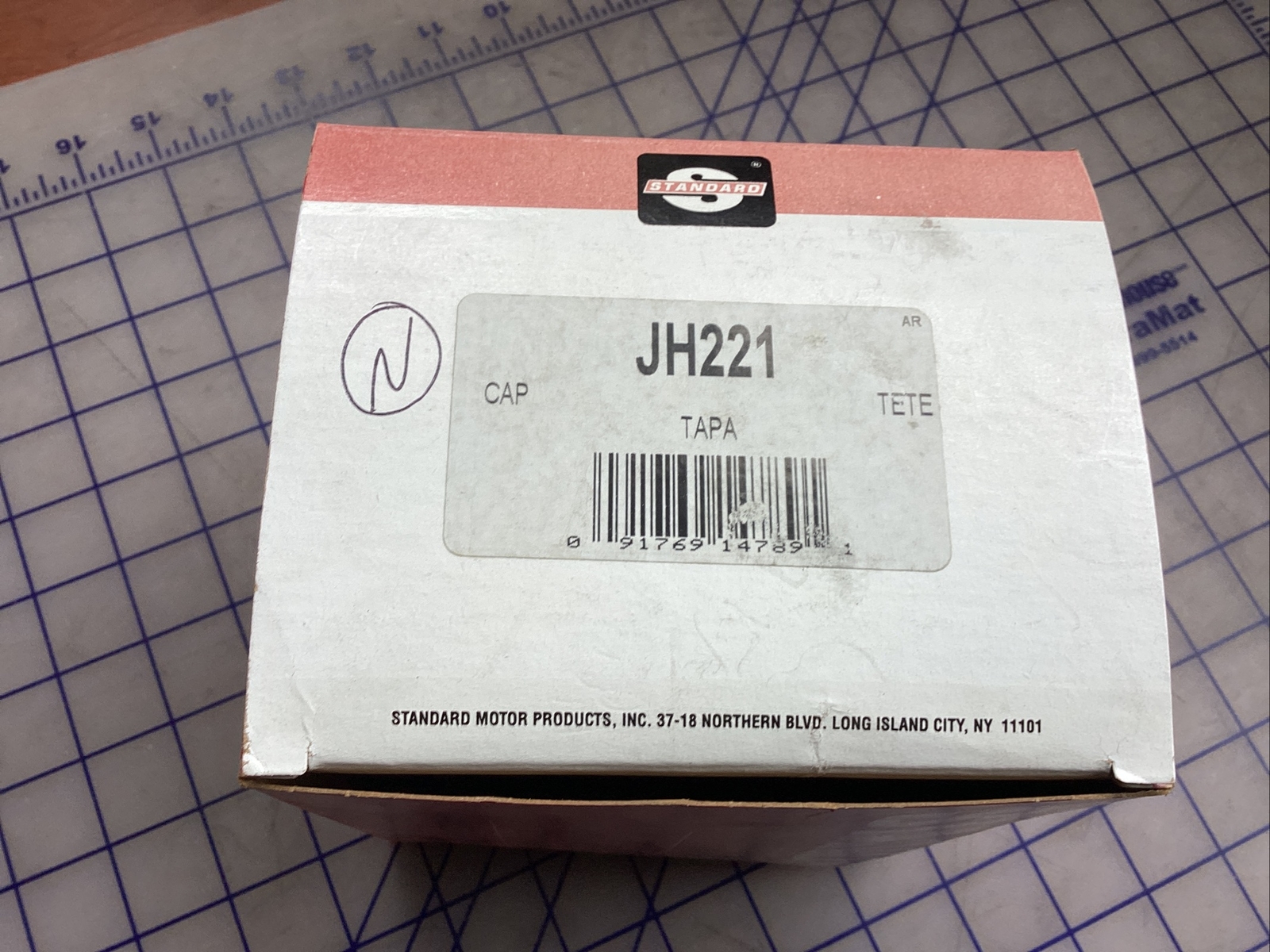 Standard, JH221, Distributor Cap No Hardware, Free Shipping