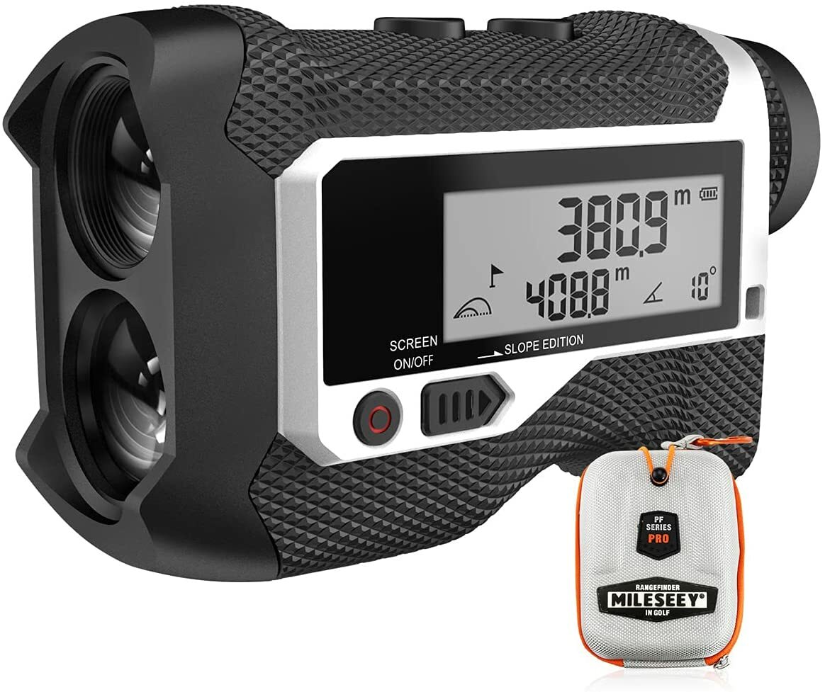 Mileseey 660Yards Golf Rangefinder External LCD Display Vibration Slope Switch