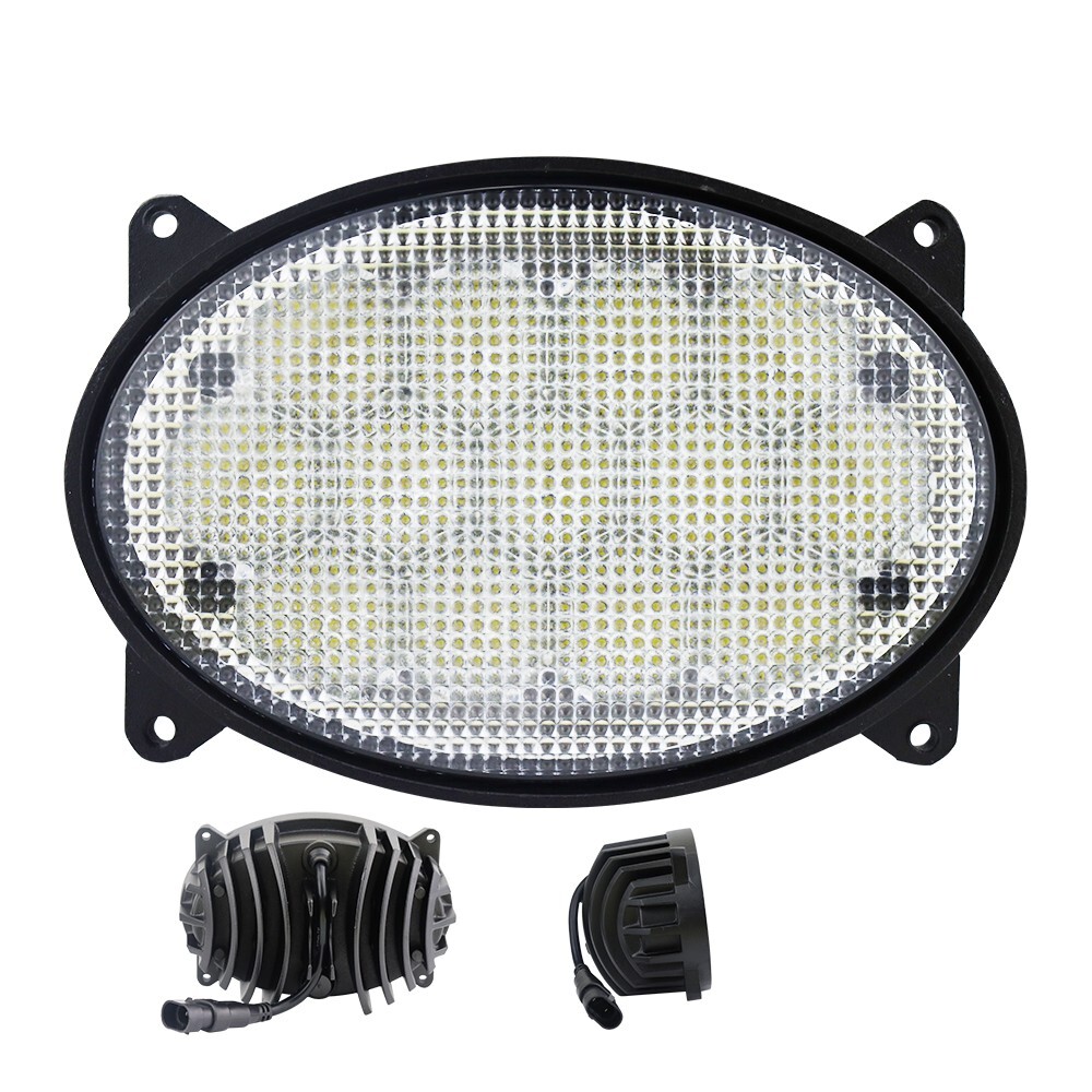 65W Oval LED Upper Cab Light for Case/IH Combine 7230, 8010, 8120, 8230, 9120
