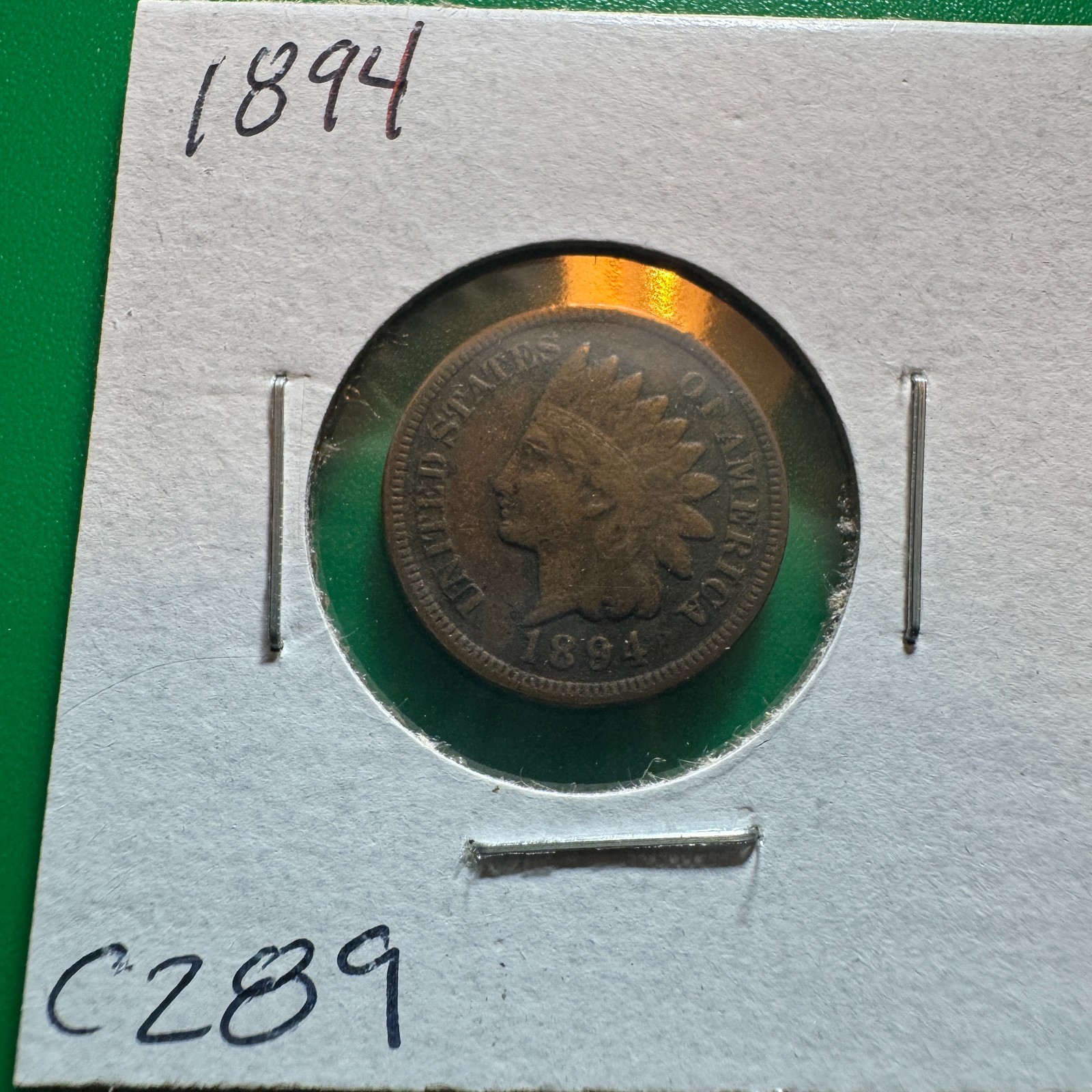 1894 US Indian Cent C289