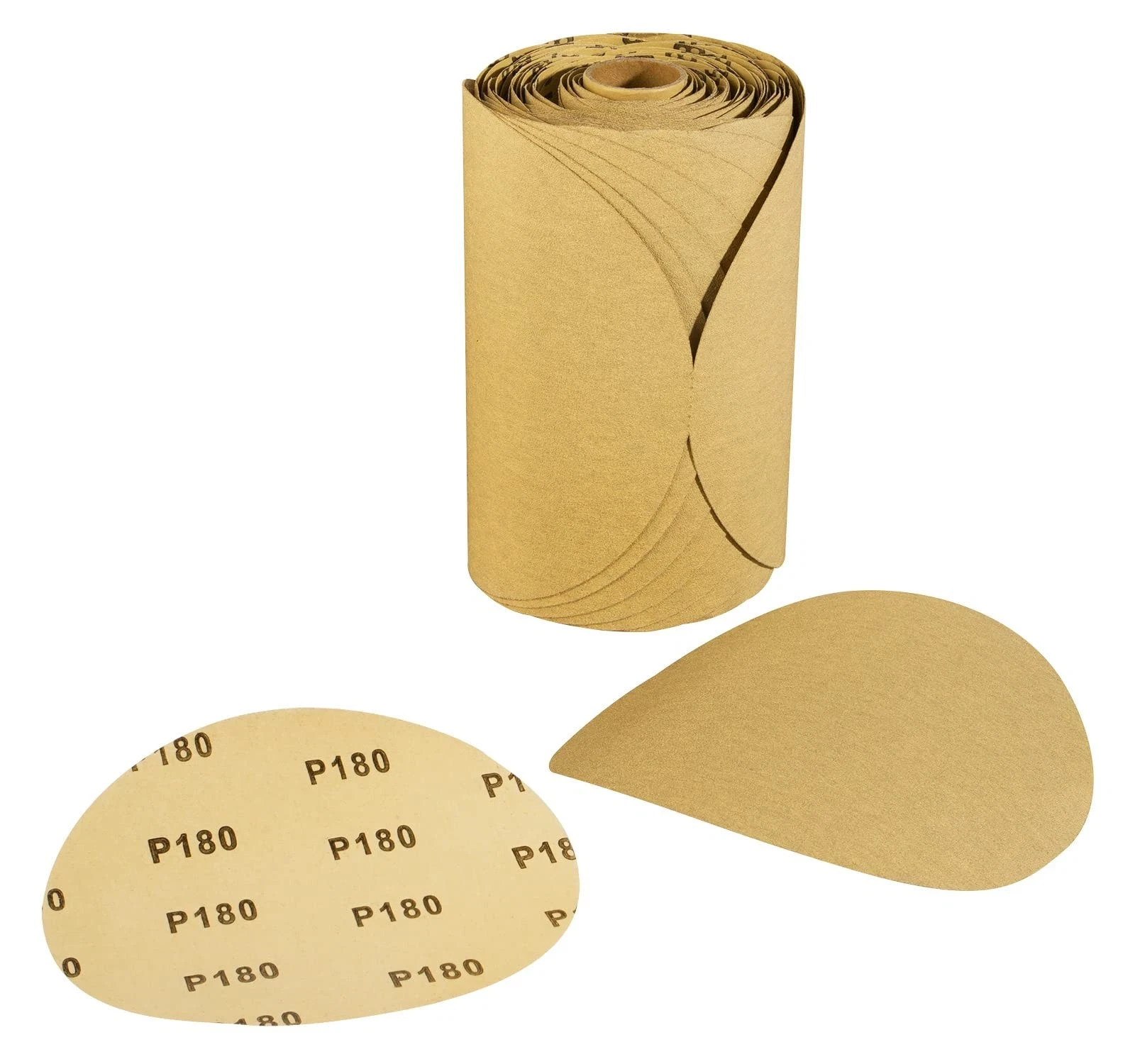PROFESSIONAL ABRASIVE Premium 6 Inch PSA Sanding Discs 6 inch, Yellow