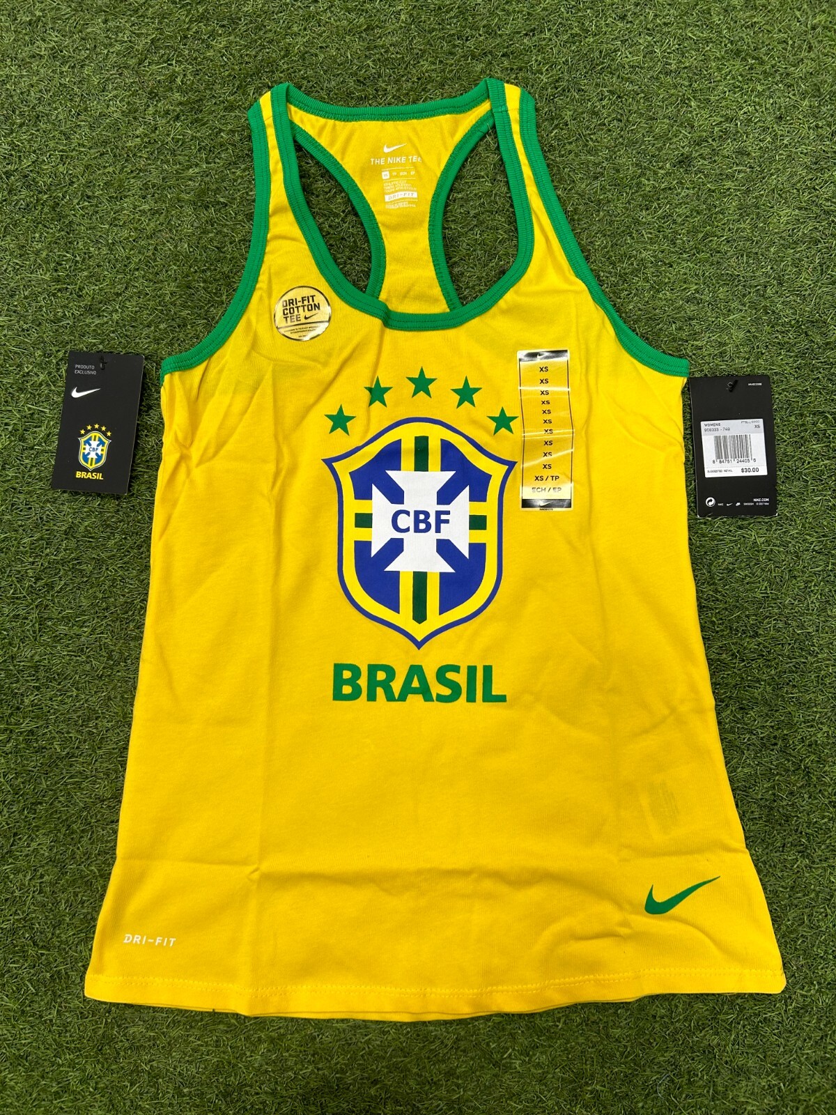 Nike Brasil 2018 Womens Tank Top - Yellow