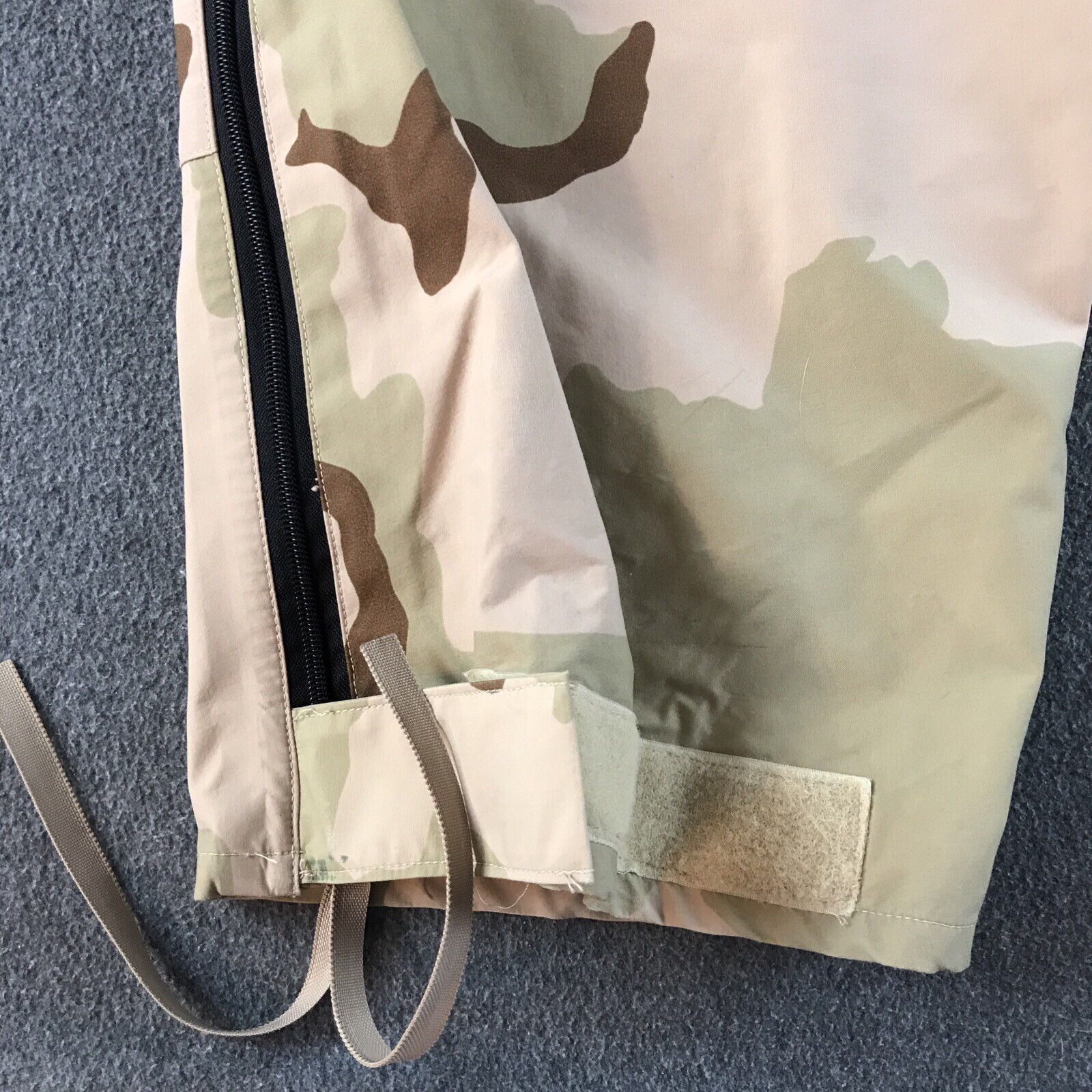 US Military Desert Camo ECW Trousers Mens XL Long STAINS Extended Cold #5415