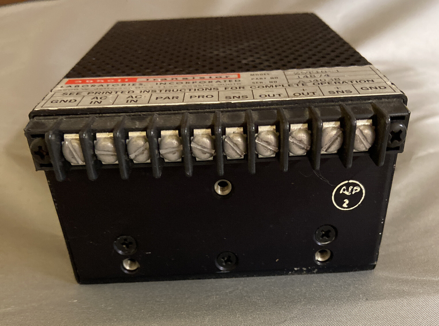 Abbott Transistor Laboratories Model Z5T10-1 preowned