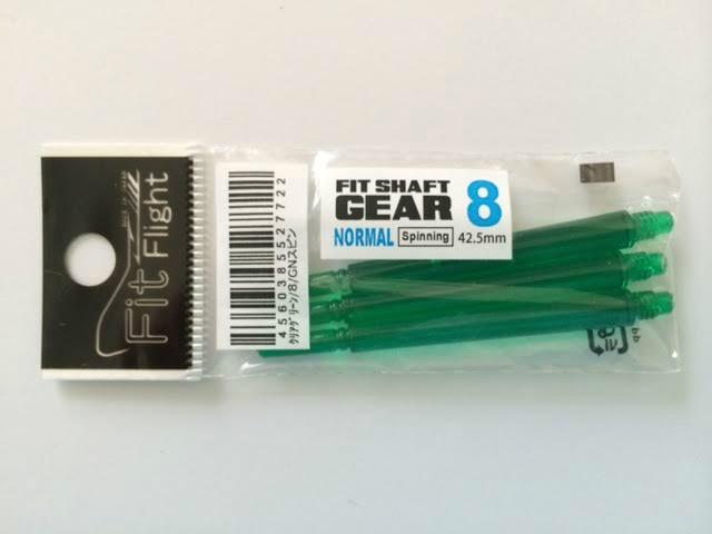 COSMO FIT SHAFTS GEAR #8 GREEN NORMAL SPINNING TYPE 42.5.mm FOR FIT FLIGHTS ONLY