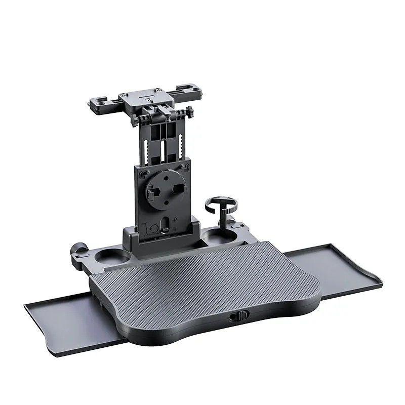 Expandable Car Backseat Desk for Laptop & Dining, with Non-Slip Pad & Device Hol
