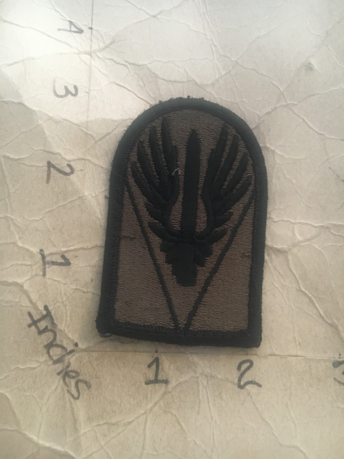 US Army Joint Readiness Command m/e subdued patch 10/9/25
