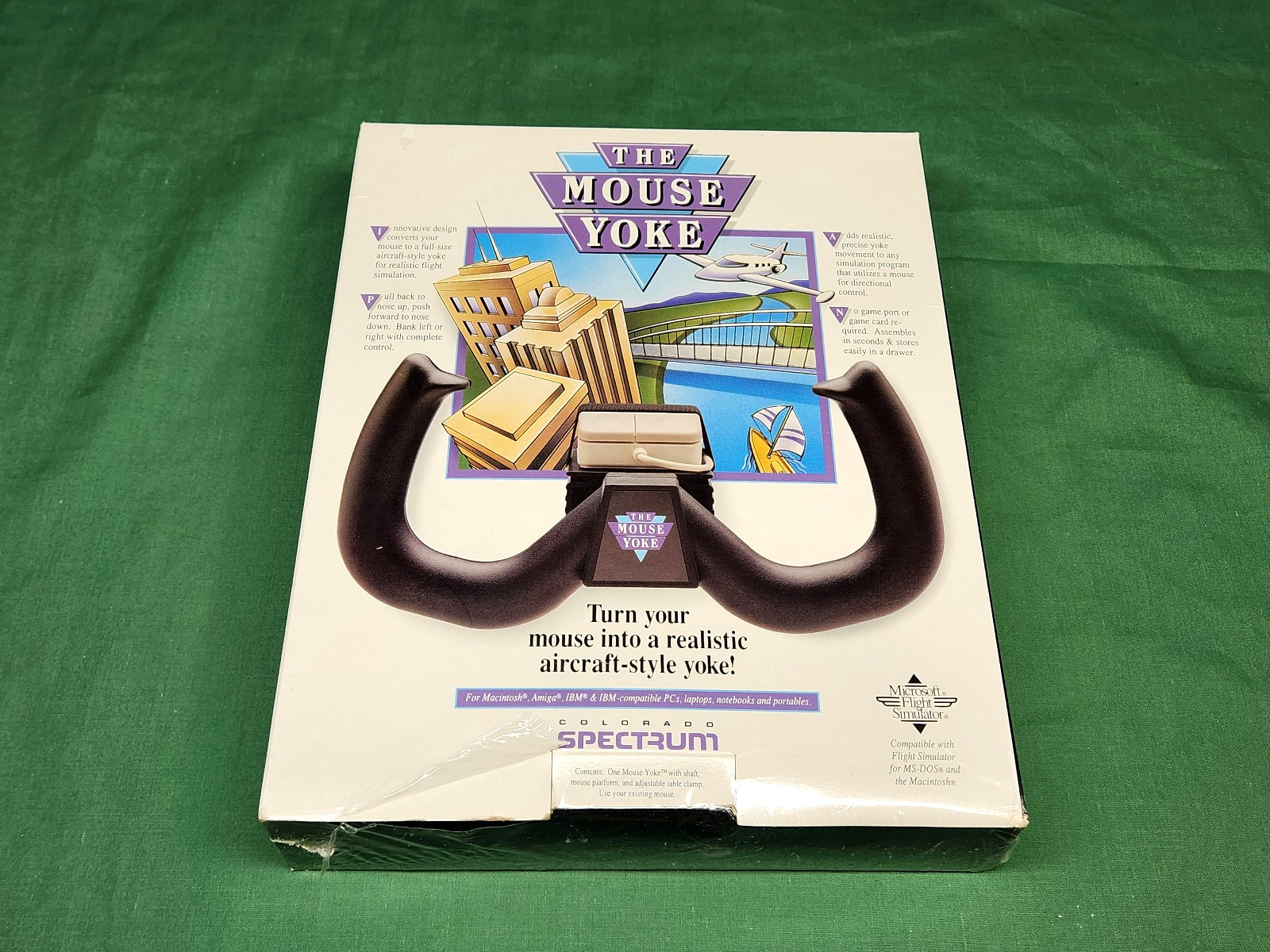 The Mouse Yoke – Flight Simulator Yoke (Colorado Spectrum, 1992, IBM) *Sealed*