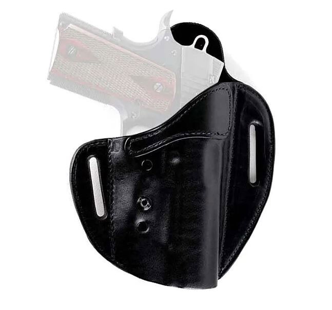 Urban Carry Less Lethal/Airsoft Universal LockLeather OWB Left Holster Black