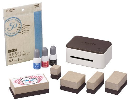 New CASIO pomrie stamp maker Wi-Fi / USB PC support special SET STC-W10 Japan