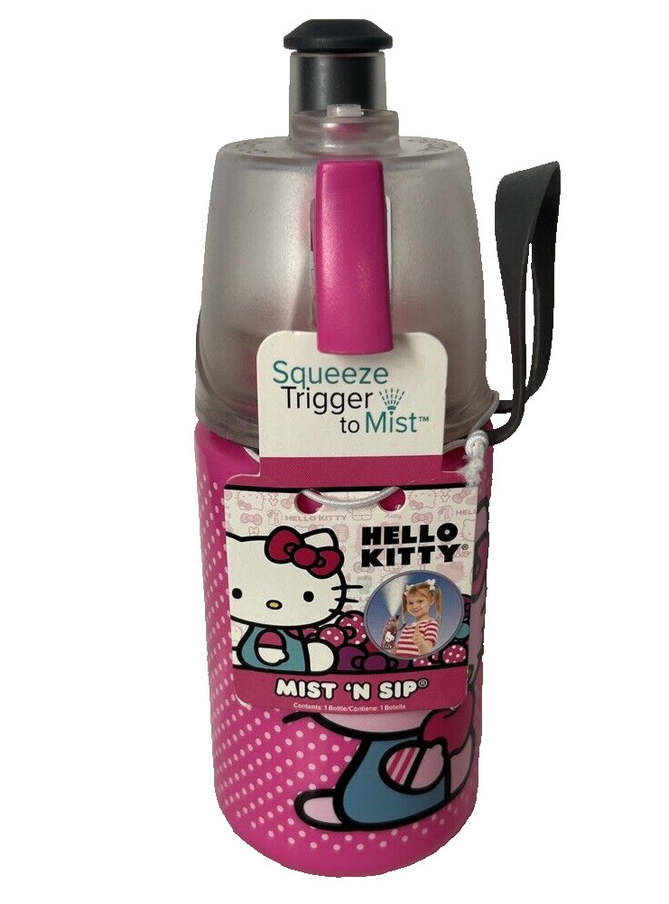 Hello Kitty Mist N Sip Bottle, Pink, 12 Oz